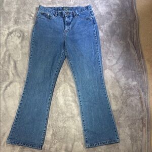 Ralph Lauren Blue Flare Wide Leg Jeans